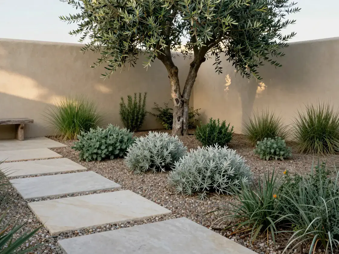 Generated illustration for the landscaping website example.